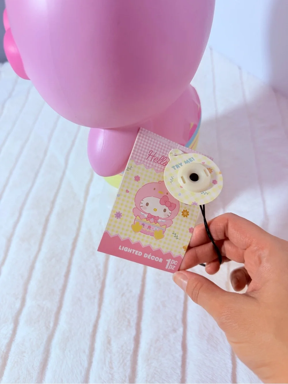 Hello Kitty Pink Bow LED Night Light